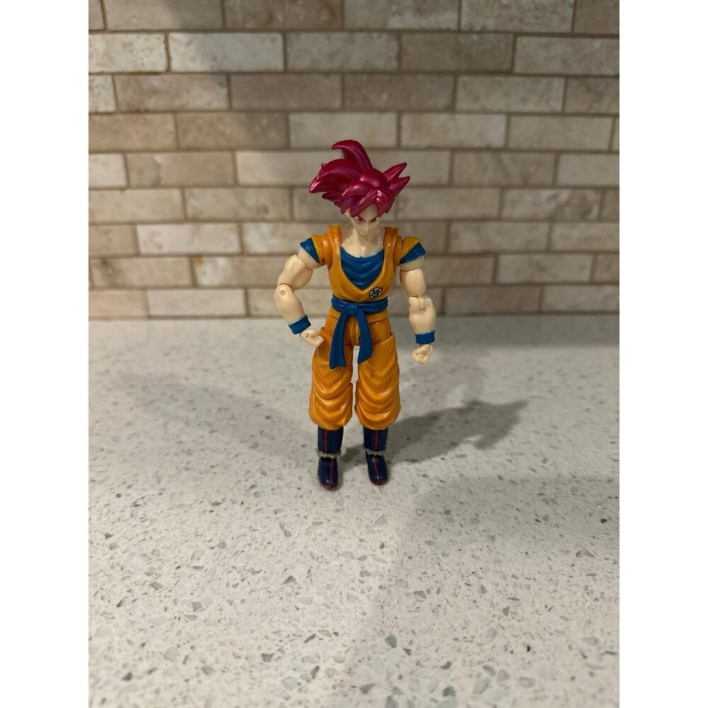 Dragon‎ Ball Z Evolve Super Saiyan God Goku 5" Action Figure Walmart Exclusive